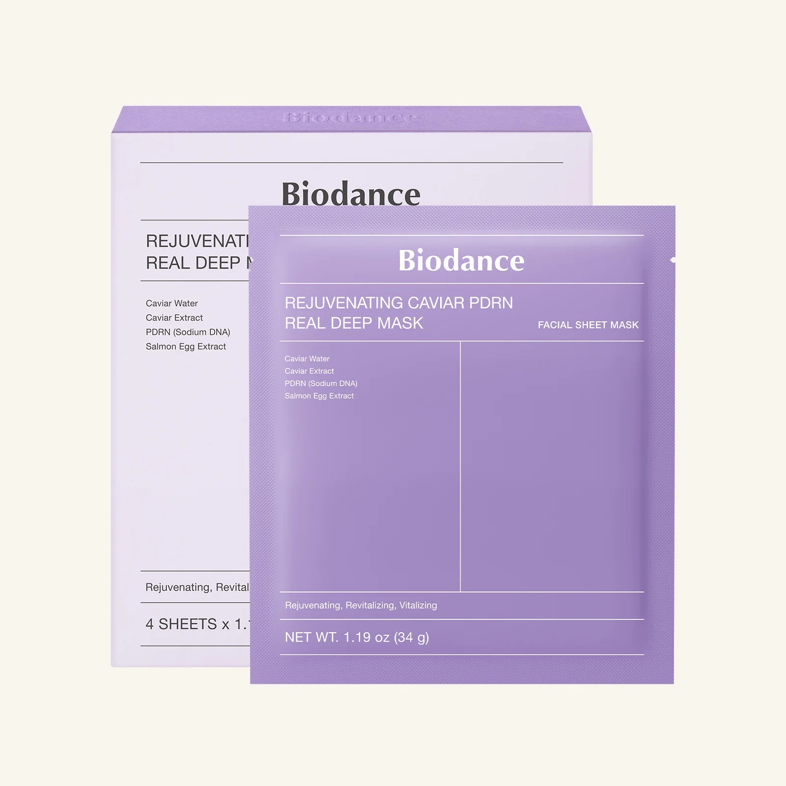 Masque rajeunissant Caviar PDRN Real Deep