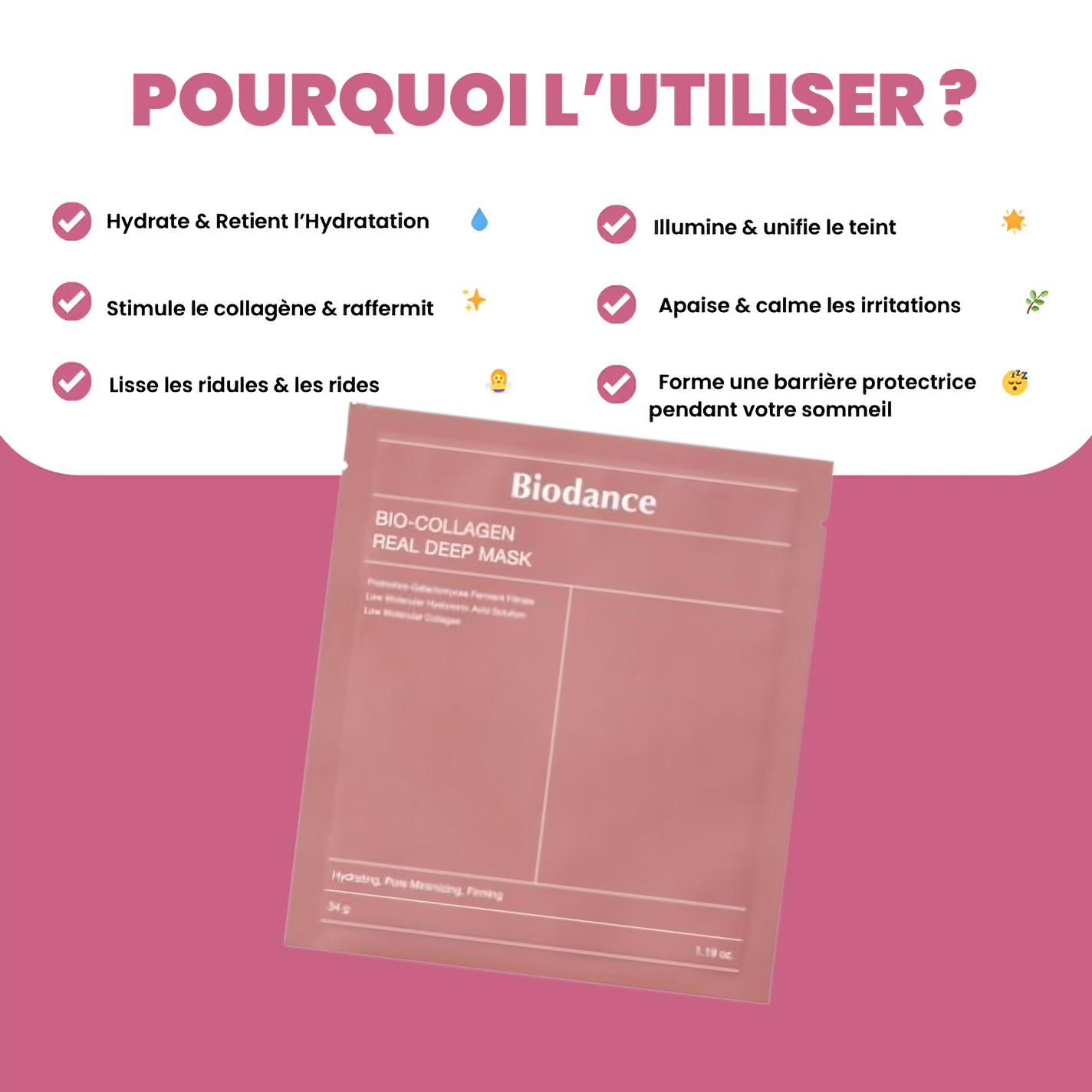 Masque Bio-Collagène Coréen