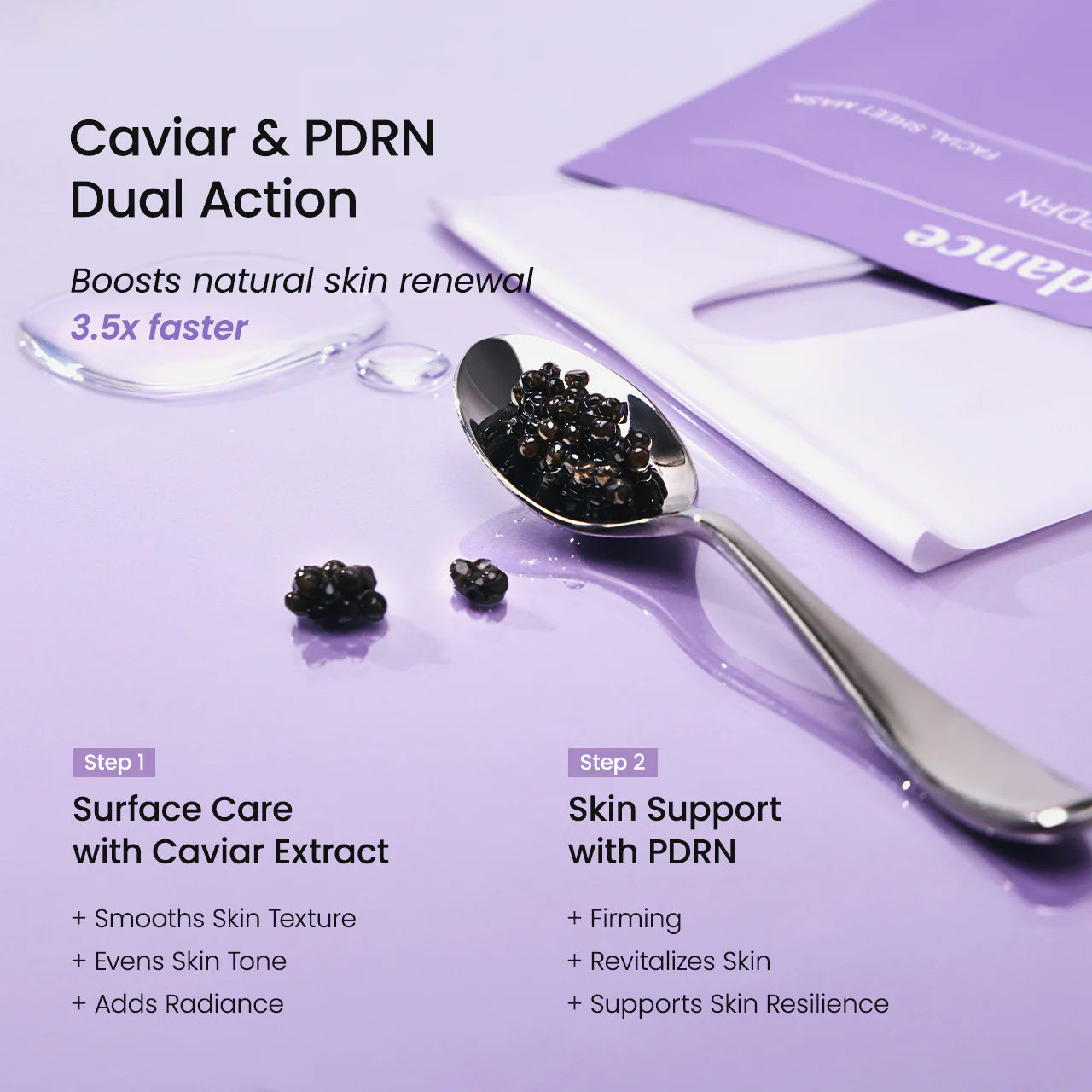 Masque rajeunissant Caviar PDRN Real Deep