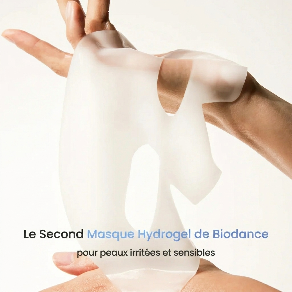 Masque Tissu Hydratant à l'Acide Hyaluronique & Céramide