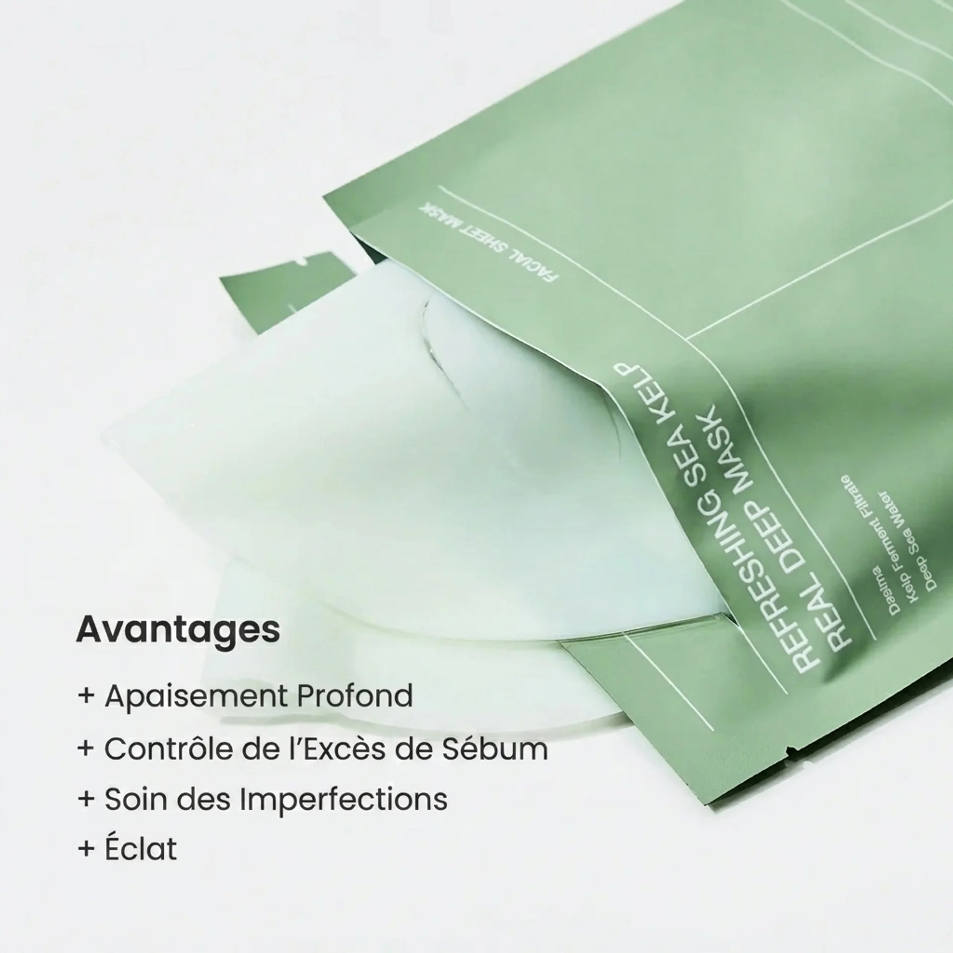 Masque Tissu Purifiant aux Algues Marines
