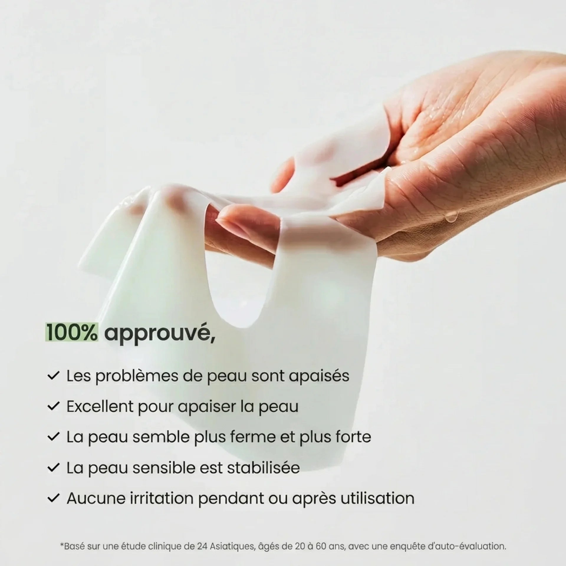 Masque Tissu Purifiant aux Algues Marines