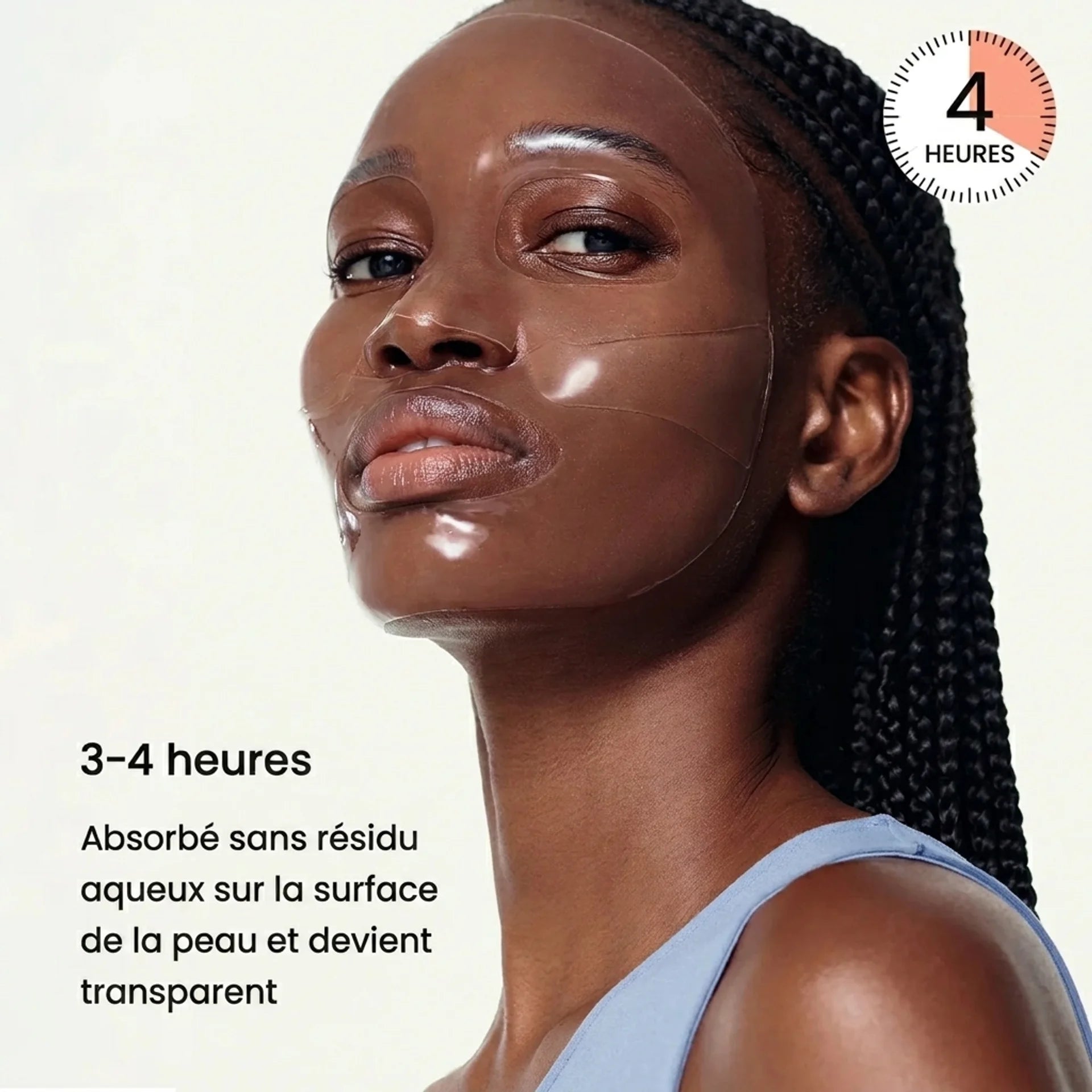 Masque Tissu Hydratant à l'Acide Hyaluronique & Céramide